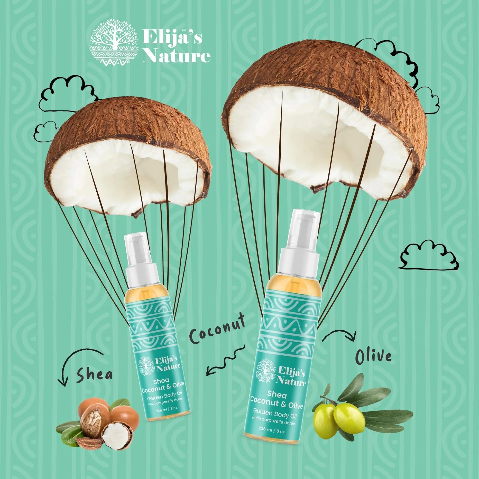 Golden Body Oil - #scent_Olive Coconut