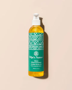 Golden Body Oil - #scent_Olive Coconut #size_8oz